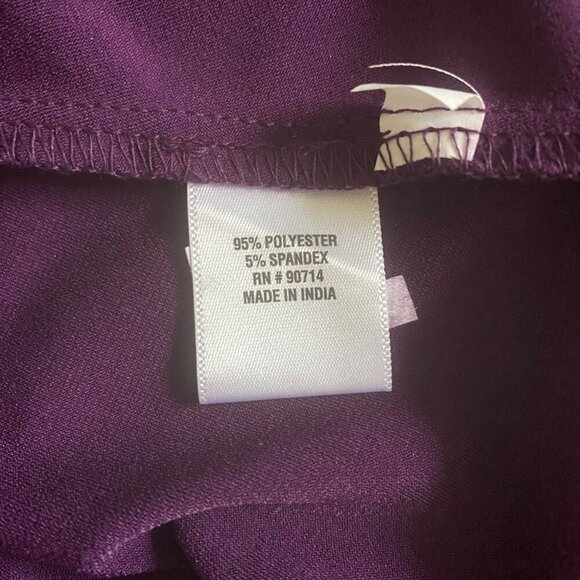 MSK NWT $79 Purple Mini Dress Rhinestone Embellished Open Sleeves Women's Size S - Picture 10 of 11